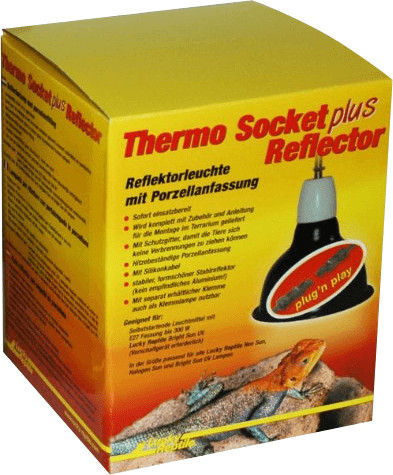 Lucky Reptile Thermo Socket + Reflector S black