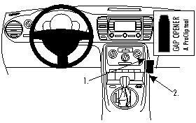 Brodit ProClip Volkswagen Beetle 2012