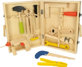 Bigjigs Boîte à outils Charpentier