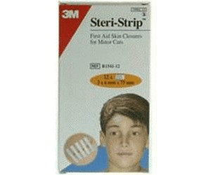 3M Medica Steri Strip Steril 6 x 75 mm Wundverschlußstreifen (12 x 3 Stk.)
