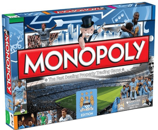 Monopoly Manchester City FC (anglais)