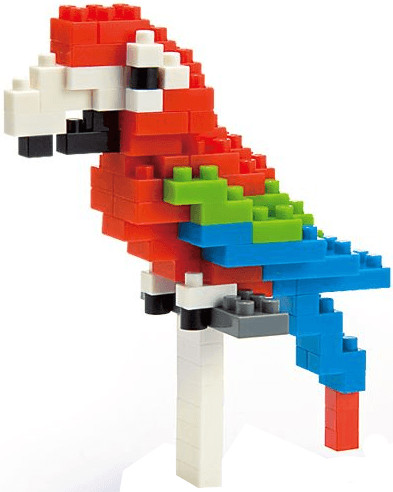 Kawada Nanoblock - Ara macao