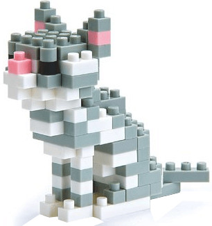 Kawada Nanoblock - Chat américain
