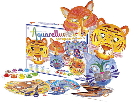 Sentosphère Aquarellum et masques animaux