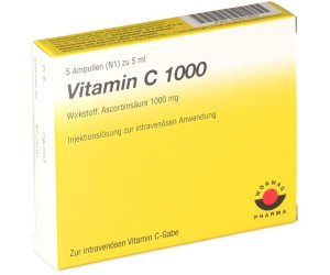 club medeleerling Assortiment Vitamin C 1000 Ampullen (5 x 5 ml) kaufen | Preisvergleich bei idealo.de