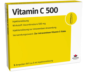 absorptie Ontbering ervaring Vitamin C 500 Ampullen (5 x 5 ml) ab 3,22 € | Preisvergleich bei idealo.de