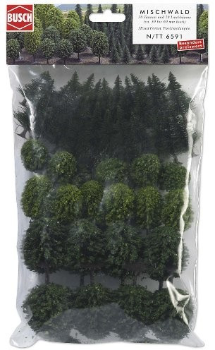 Busch Model Forêt mélangée avec 50 arbres (6591)