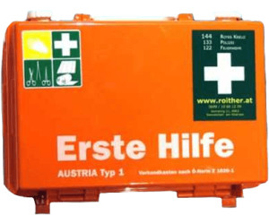 Erste Hilfe Koffer Spezial MT–CD Senioren Heim und Pflege. ABS orange,  gefūllt. Dim. 400 x 300 x 150 mm. kaufen