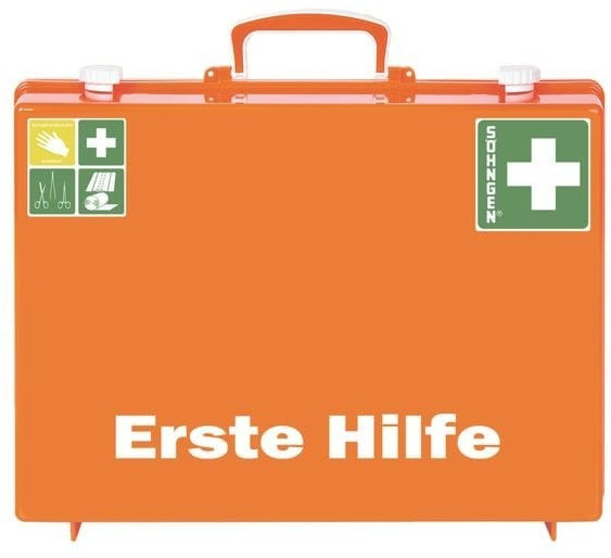 SÖHNGEN® Erste-Hilfe-Koffer Senior, leer, weiß, Wandhalterung, 1 Stück