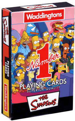 Waddingtons Number 1 Simpsons Playing Cards