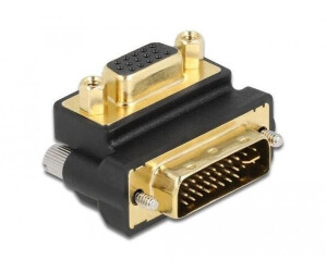 DeLock 65261 VGA Buchse auf DVI 24+5 Pin Stecker 270 Grad gewinkelt