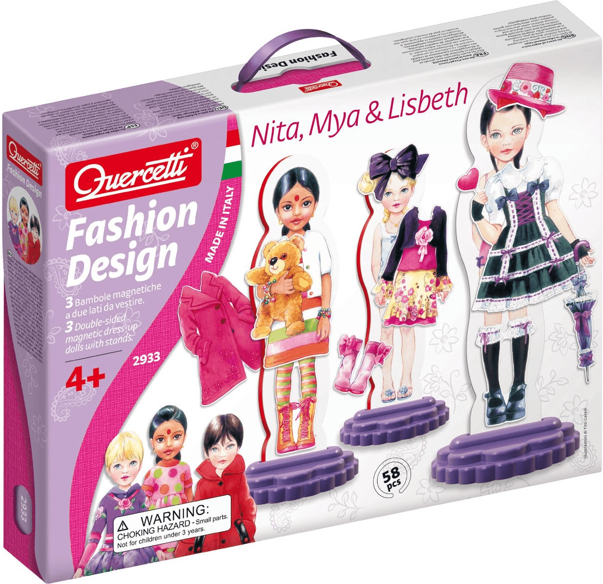 Quercetti Fashion Design - Nita, Mya & Lisbeth (2933)
