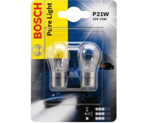 Bosch P21W Pure Light Fahrzeuglampen - 12 V 21 W BA15s - 2 Stücke