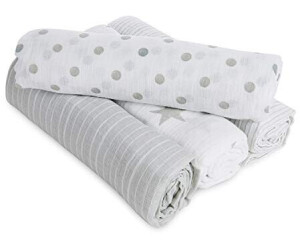 aden + anais Muslin Swaddle (Pack of 4) a € 33,32 (oggi)