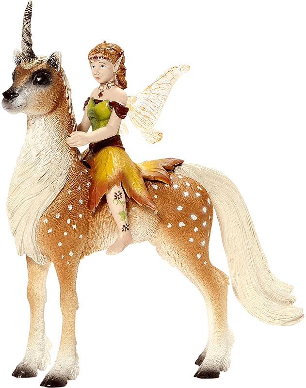 Schleich Elf on Forest Unicorn