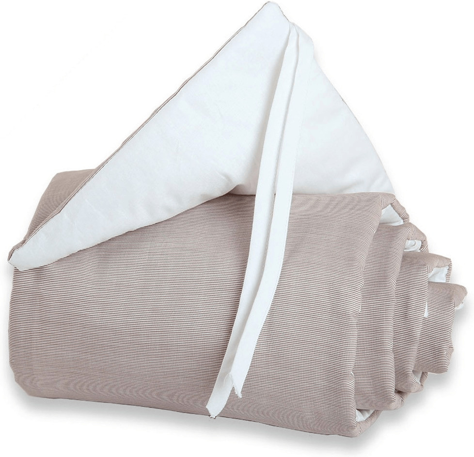 Babybay Tour de lit Maxi marron/blanc