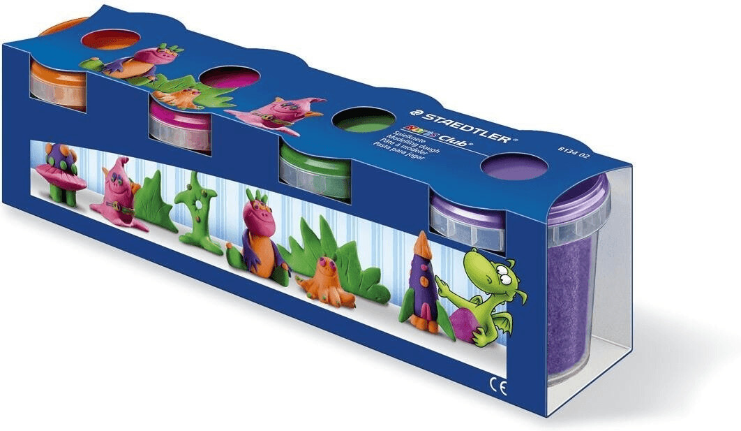 Staedtler Noris Club - 4 pots de pâte à modeler