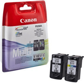 Canon PG-510/CL-511 - Multipack de marque Canon 2970B010 noir et