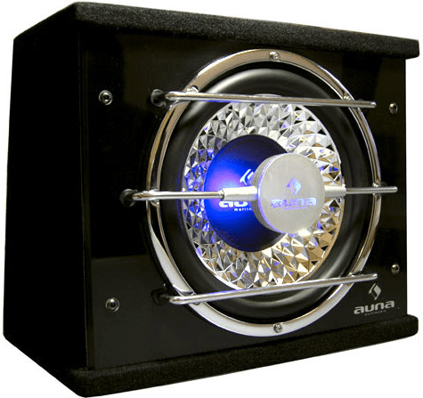 Auna Bassbox 25cm 600W (bleu)