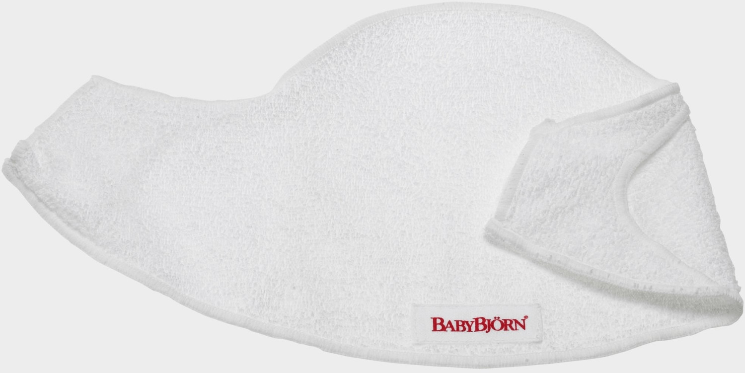 Babybjörn Bavoir pour porte-bébé blanc