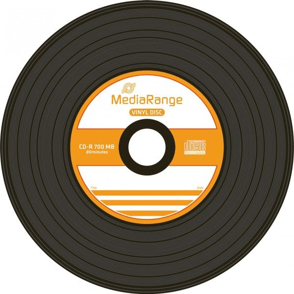 MediaRange CD-R 700MB 80min 52x Vinyl 50er Cakebox (MR225)