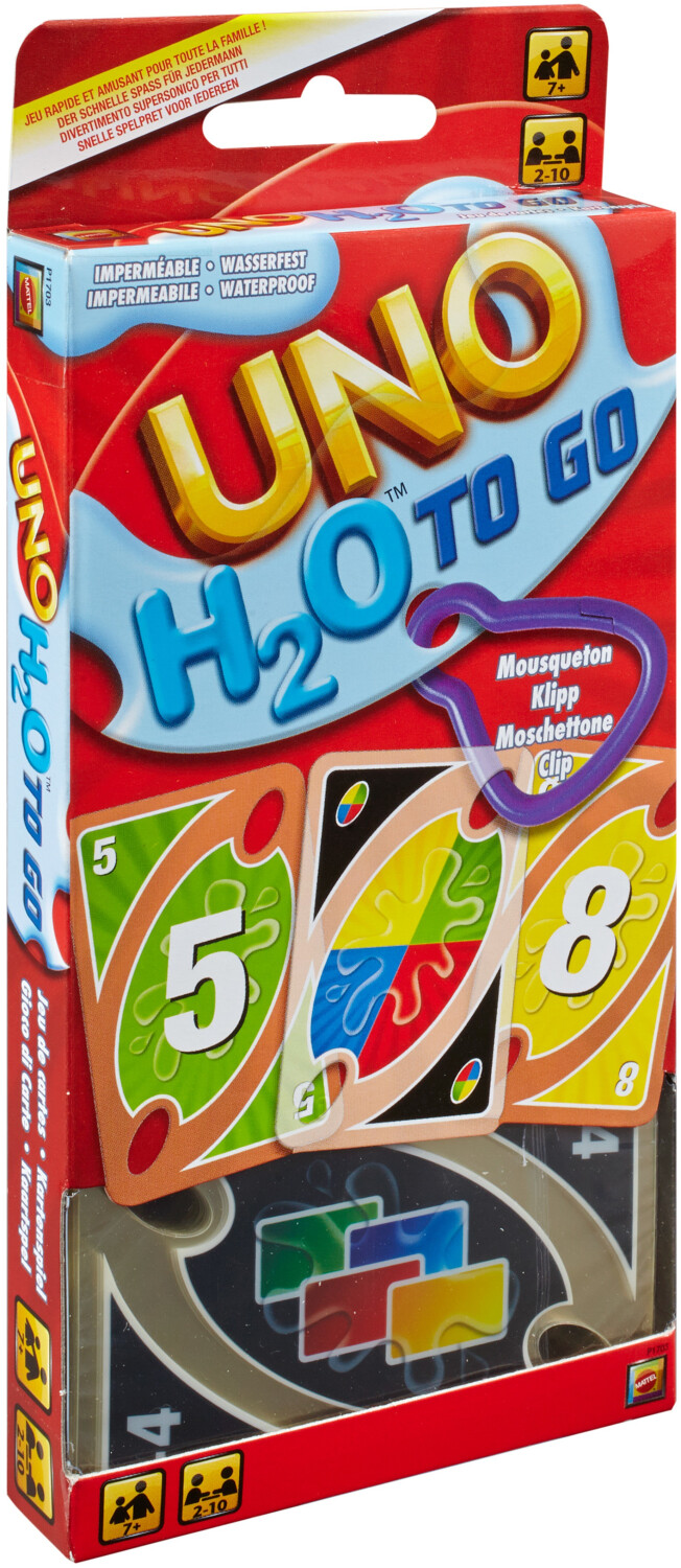 Mattel Games Uno H20 Juego de Cartas +7 Años