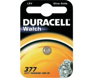 10x Duracell Knopfzelle Uhren Batterie 371/370 SR69 1,5V 1er Blister 