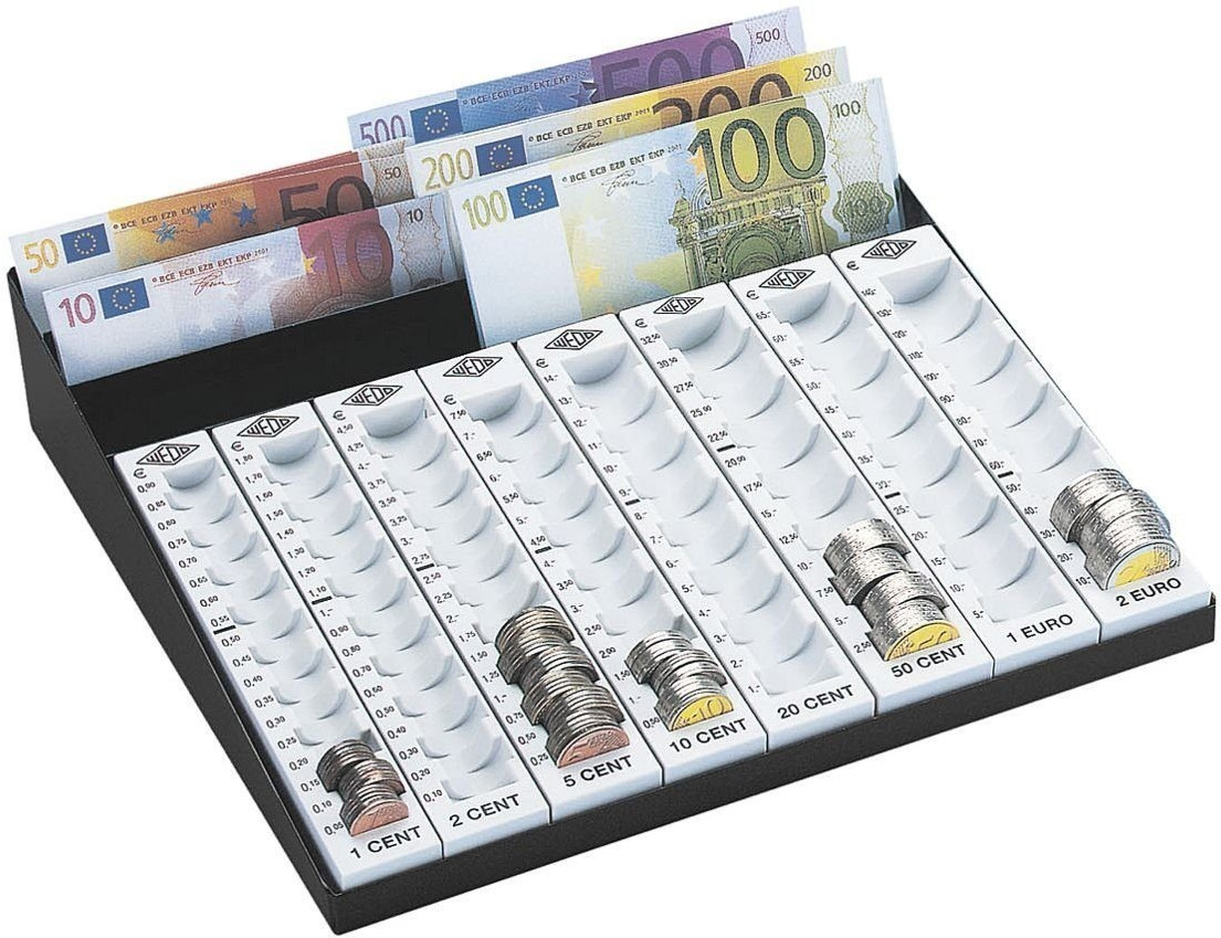 WEDO Geldkassette mit Zahlenschloss, 7 Fächer, schwarz, CHF 22.79
