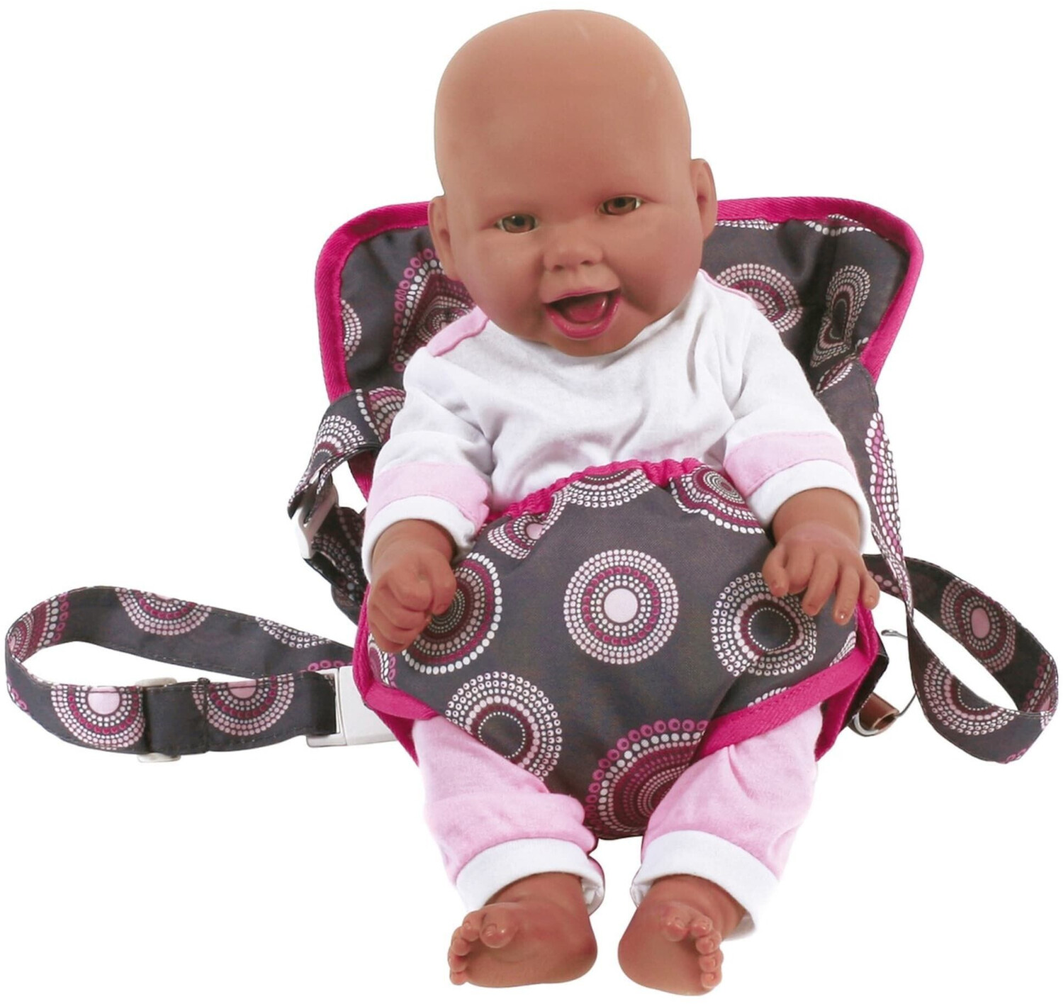 Porte-bébé fuchsia pour poupée - Parole de mamans