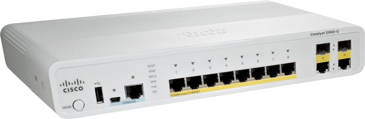 Cisco Systems 8-Port CATALYST 2960C-8PC-L