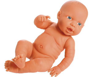 Neugeborenen-Puppe 42cm Boy weiss 