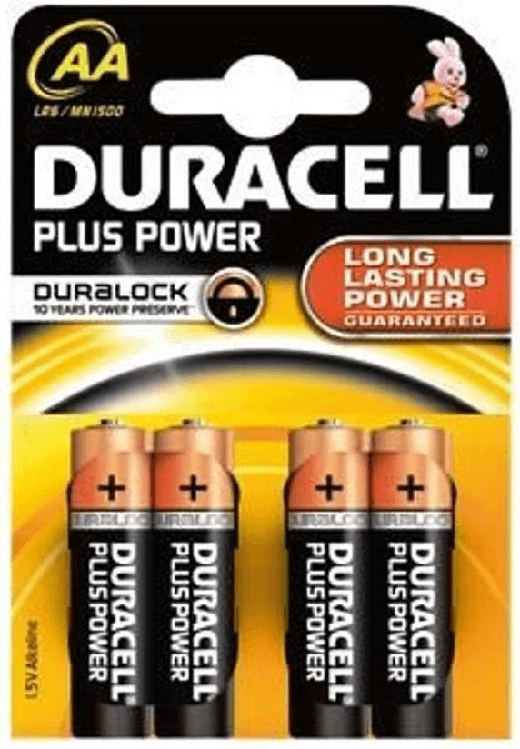 Duracell Mignon AA Batterie 1,5V 1500 mAh (4 St.)