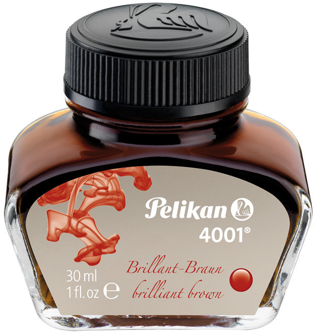 Pelikan Flacon d'encre 4001 30ml (marron brillant)