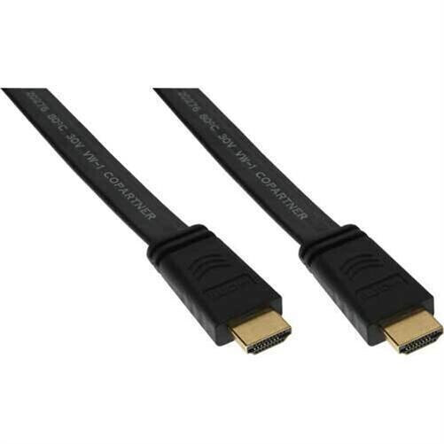InLine High-Speed flat HDMI cable with Ethernet 7.5m (17007F)