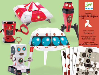 Djeco Paper toys - Engins de l'espace