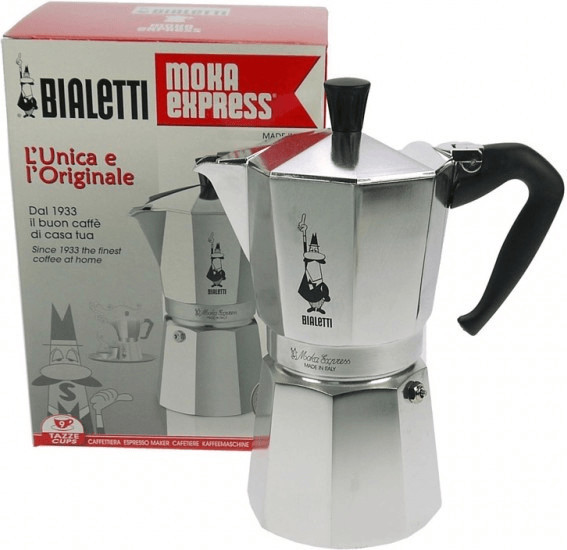 Bialetti 9 Tasses - 420ml MOKA EXPRESS Cafetière Espresso - VENTE D'APRES  NOEL