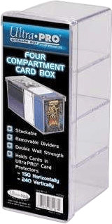 Ultra Pro Boîte pour 240 cartes (4 compartiments)