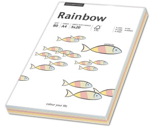 intensivrot Buntpapier Rainbow 80 g/m² A4 500 Blatt Papyrus 88042475 Drucker-/Kopierpapier farbig 