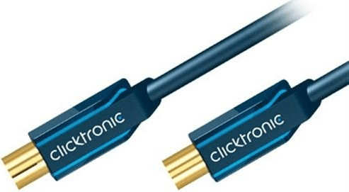 Clicktronic Câble d'antenne coaxial 70405 95dB (10,0m)
