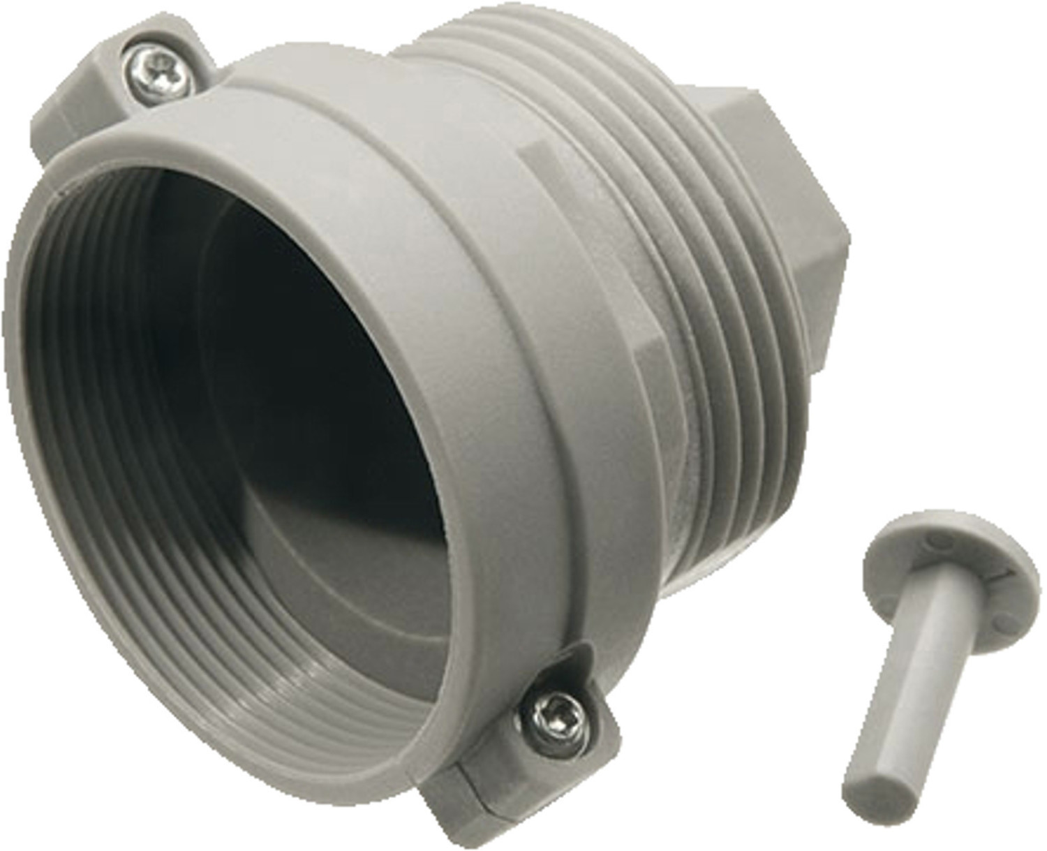Adapter nickel plated, for the conversion of connection thread M 30 x 1.0  to M 30 x 1.5 - Oventrop GmbH & Co. KG