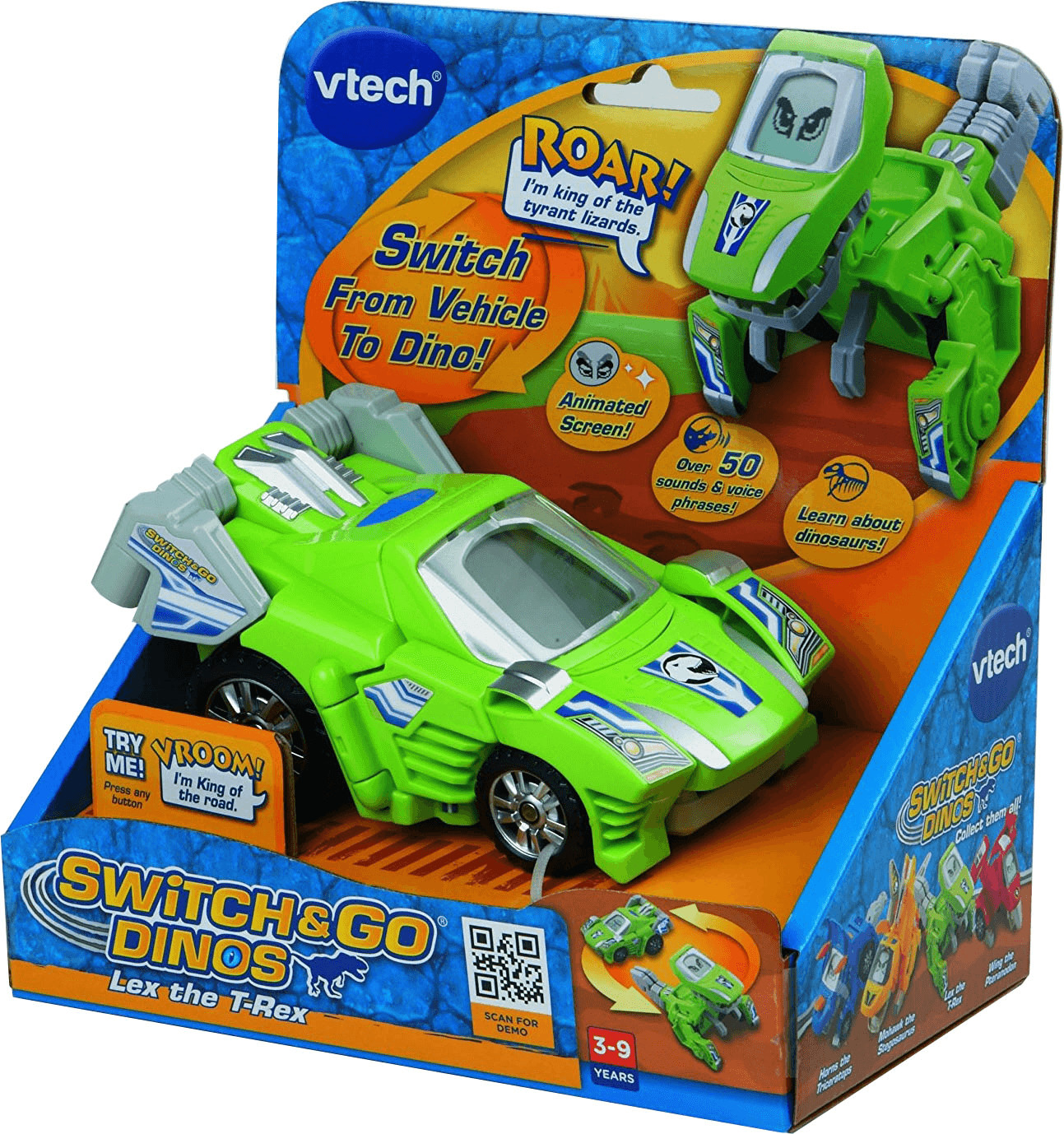 Acheter Switch & Go Dinos Lex Le T-Rex Vtech 537922 - Juguetilandia