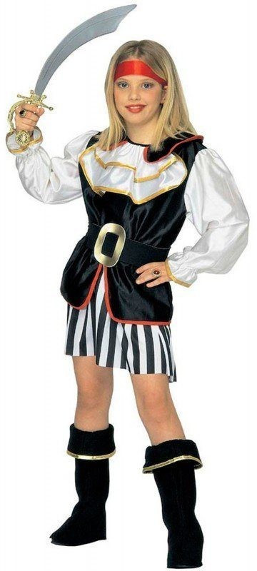 Widmann Costume de pirate fille avec accessoires