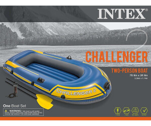 Intex Boot Schlauchboot Challenger 2 Paddel+Handpumpe 68366NP 