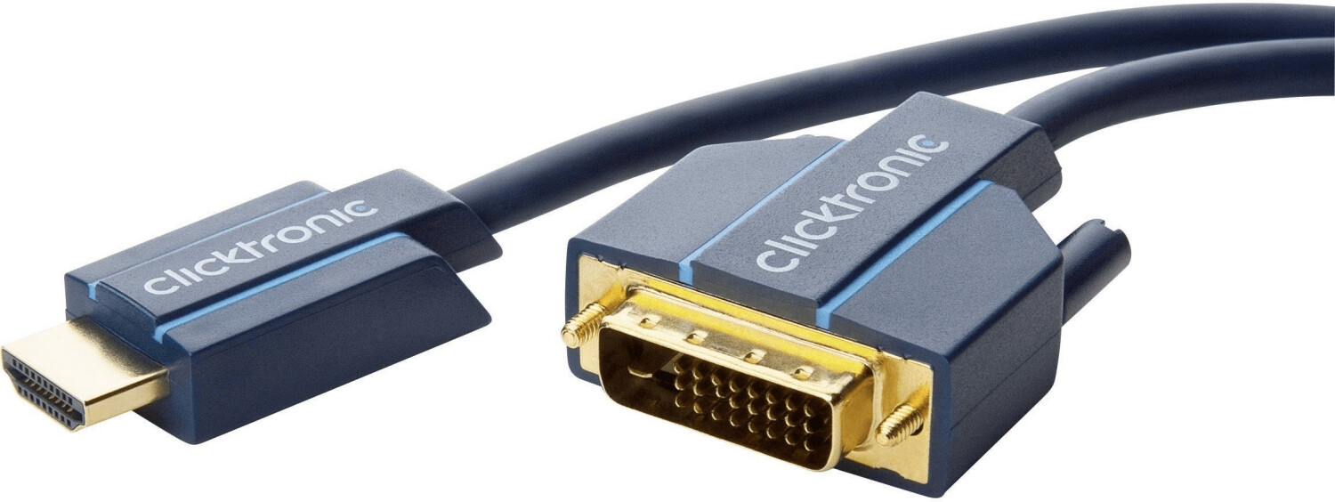 Clicktronic 70341 Casual HDMI / DVI adapter cable (2,0m)