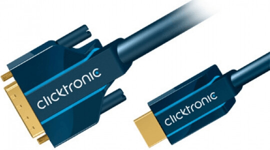 Clicktronic 70343 Casual HDMI / DVI adapter cable (5,0m)