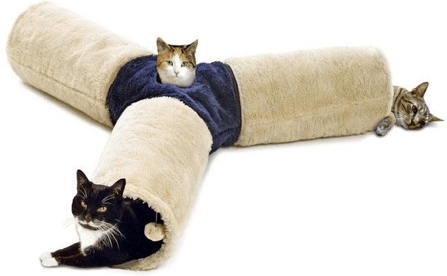 Karlie Katzen Tunnel - 3-teiliges Rascheltunnel Set Für Spiel & Verstecken