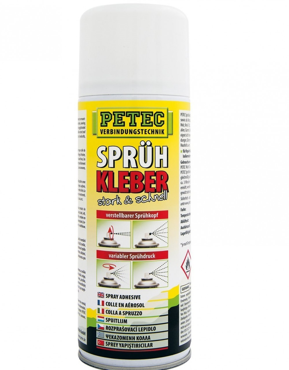 PETEC Colle aérosol 400 ml