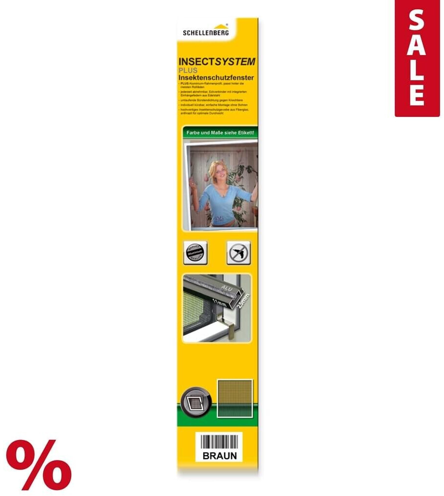 Schellenberg Moustiquaire fenêtre 120 x 150 cm (50787)