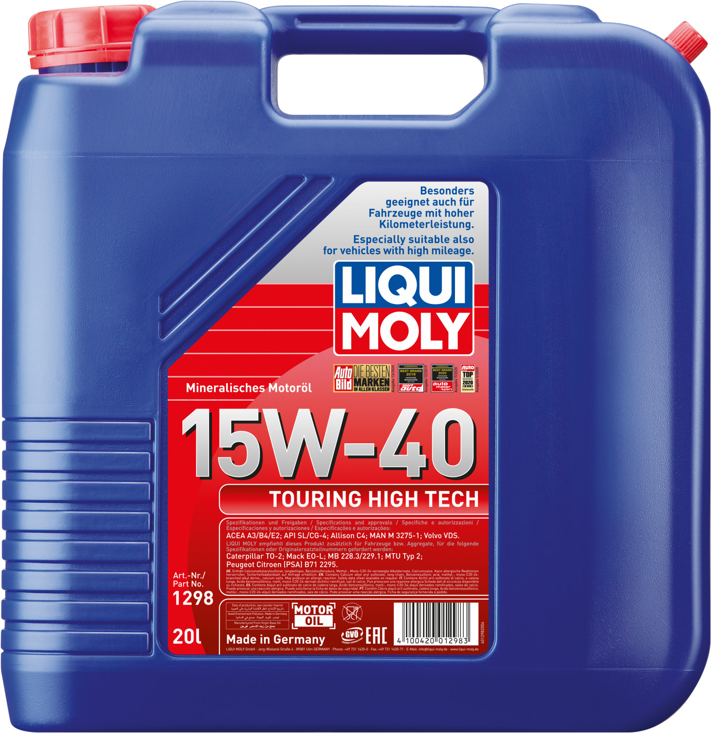 LIQUI MOLY Touring High Tech 15W-40 (20 l)