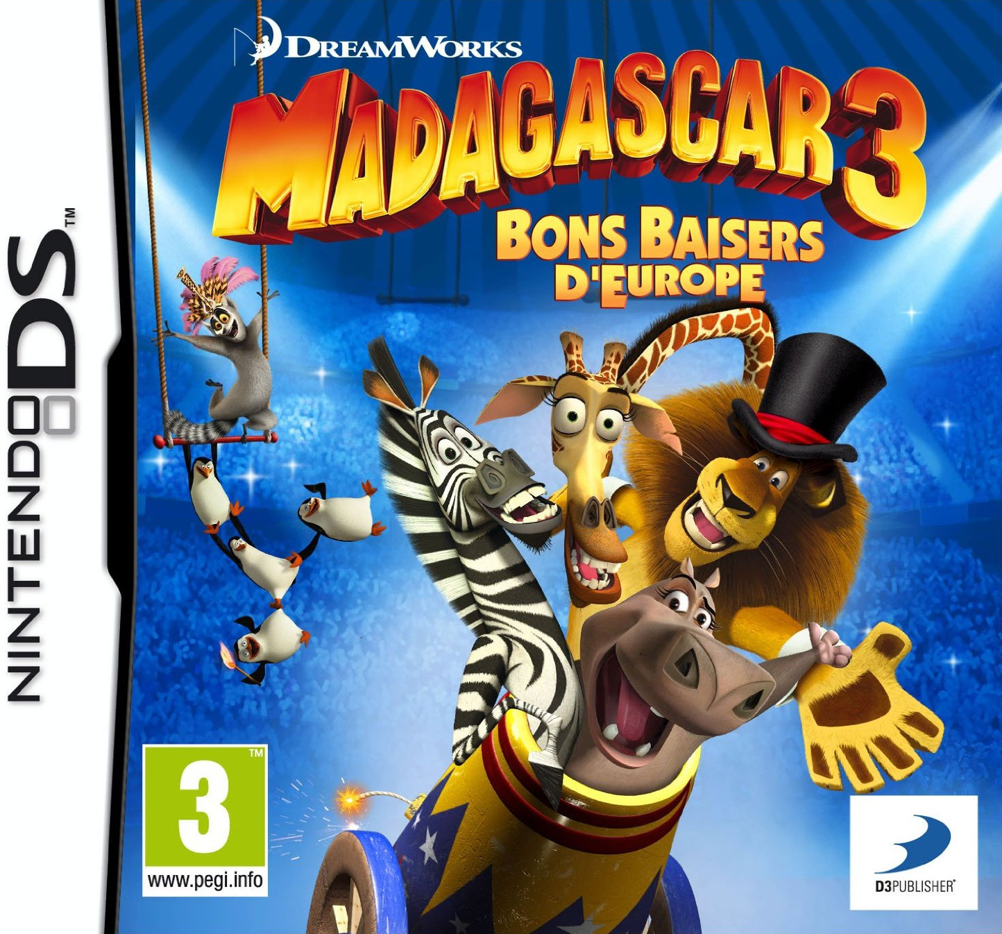 Madagascar 3: Bons Baisers d'Europe (DS)